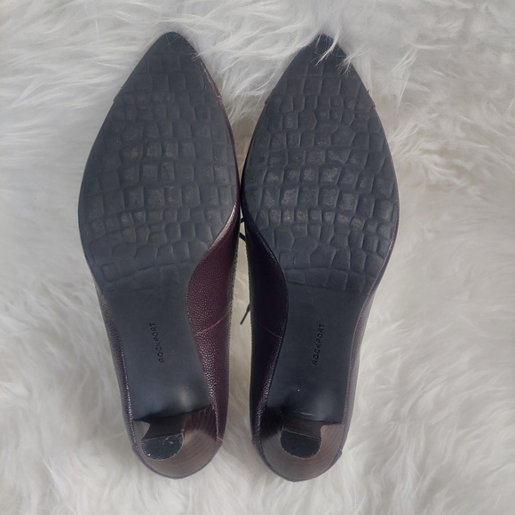 Rockport Lianna Brouge Oxford Leather Shoes Size 9.5 - Picture 10 of 11